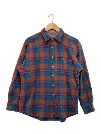商品画像：長袖シャツ/XL/ウール/マルチカラー// 1