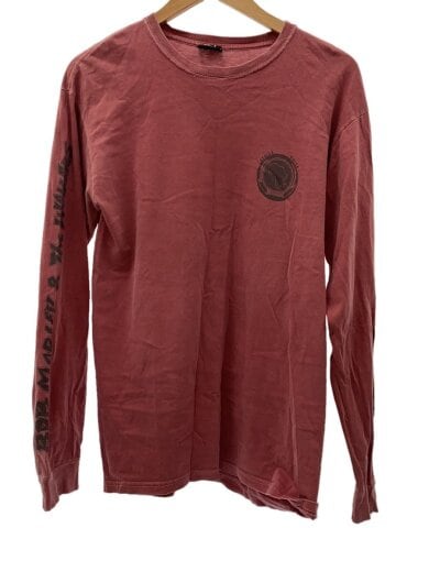 商品画像：×Bob Marley/レゲエ/Pigment Dye L/S Tee/M/コットン/PNK 1