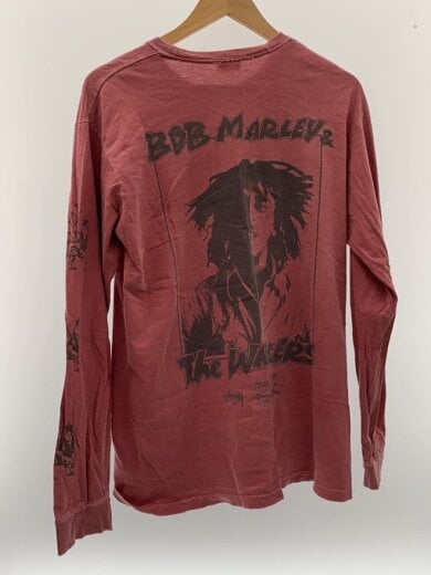 商品画像：×Bob Marley/レゲエ/Pigment Dye L/S Tee/M/コットン/PNK 2