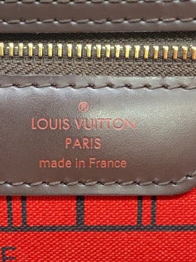 商品画像：1)ネヴァーフルPM_ダミエ・エベヌ/PVC/BRW 5