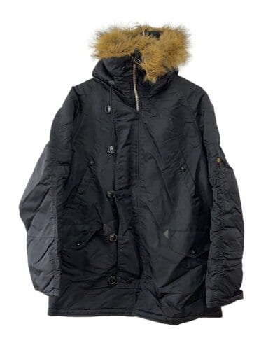 商品画像：ナイロンジャケット/M/ポリエステル/BLK/無地/20024-01 1