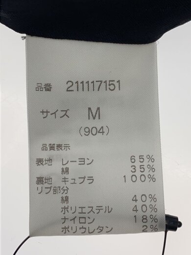 商品画像：ブルゾン/M/レーヨン/BLK/無地/21111751 4