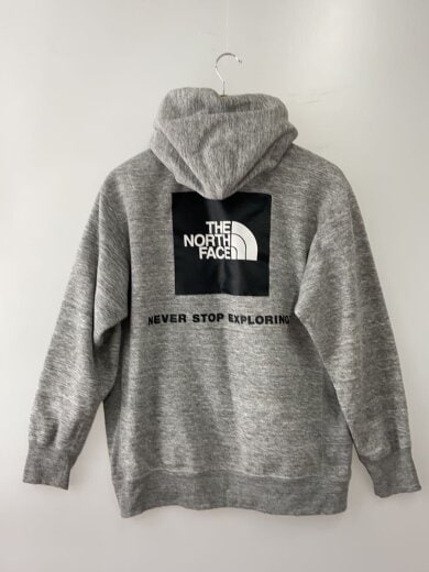 商品画像：BACK SQUARE LOGO HOODIE_バック スクエア ロゴ フーディ/L/ポリエステル/GRY/無 2