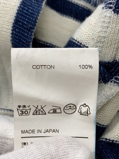 商品画像：長袖Tシャツ/M/コットン/WHT/ボーダー/162lhfbn-csm01 5