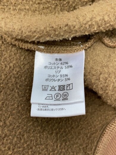 商品画像：ジップパーカー/L/コットン/BRW/無地// 5