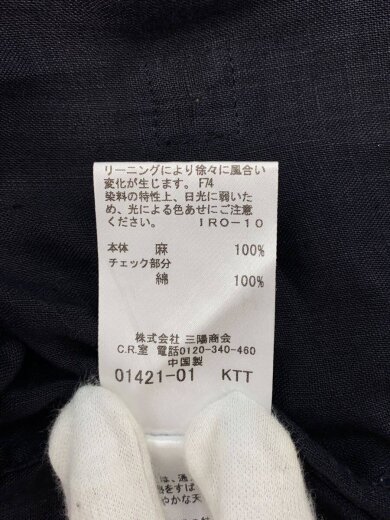 商品画像：ノースリーブワンピース/36/リネン/NVY/無地/b1j22-176-28// 5