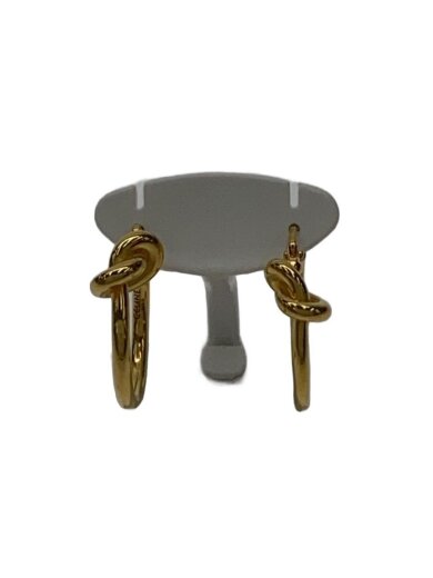 商品画像：ピアス/ノットスモールフープ/GLD/レディース/SCA1223// 1