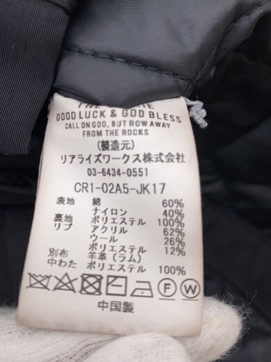 商品画像：ジャケット/S/コットン/BLK/無地/CR1-02A5-JK17// 4