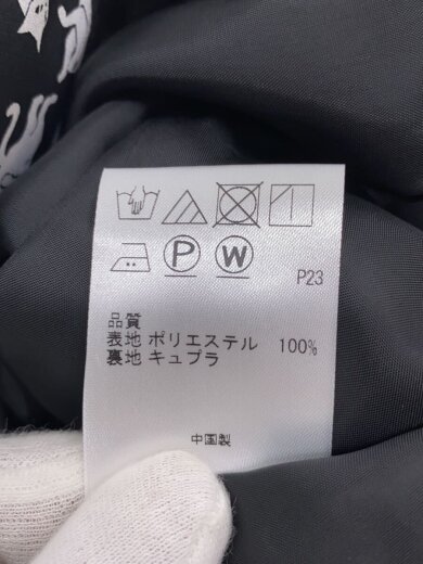 商品画像：長袖ワンピース/40/ポリエステル/BLK/総柄/220-5 OP.PS.KM.0095// 4