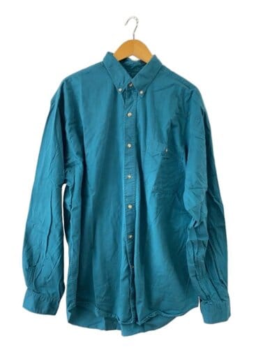 商品画像：80s-90s/長袖シャツ/XL/コットン/GRN/G382// 1