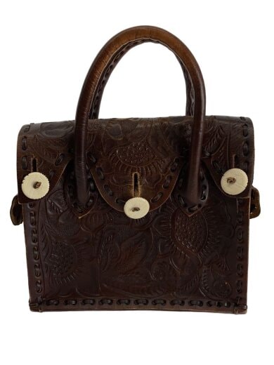 商品画像：トートバッグ/レザー/BRW 1