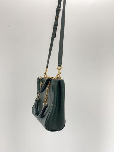 商品画像：ショルダーバッグ/レザー/GRN/無地/1009171010-19 2