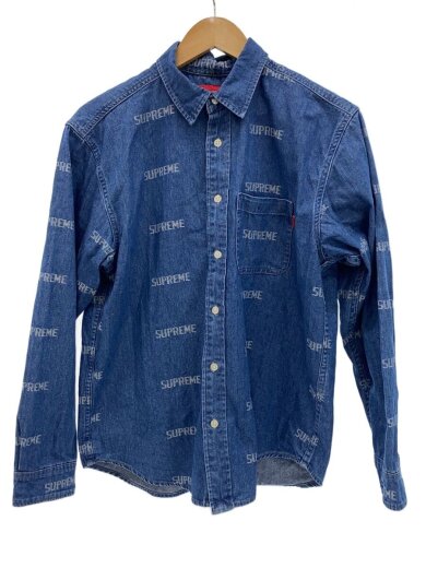 商品画像：19SS/Logo Denim/長袖シャツ/S/コットン/IDG 1