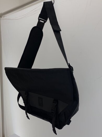 商品画像：メッセンジャーバッグ/ショルダーバッグ/ナイロン/BLK/無地/000934 2