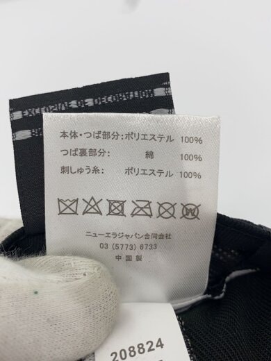 商品画像：MLB/Rhinestone Badge NY/キャップ/7 1/4/ポリエステル/BLK/14307658 6