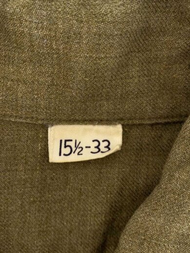 商品画像：U.S.ARMY/ウールマスタードシャツ/長袖シャツ/15.5/ウール/KHK/無地 3