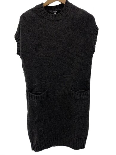 商品画像：ノースリーブワンピース/S/ウール/GRY/JJ-N038 1