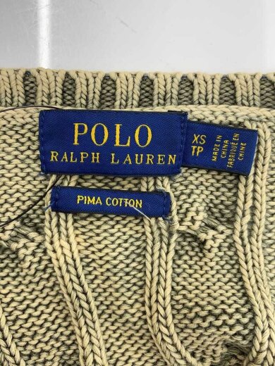 商品画像：ニット・セーター(薄手)/XS/コットン/KHK/無地/0200011603 3