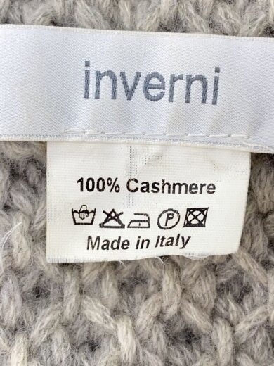 商品画像：ニットキャップ/--/カシミア/GRY/無地/レディース 5