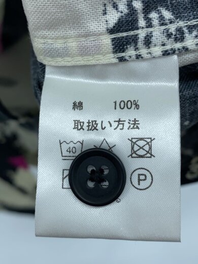 商品画像：半袖シャツ/M/コットン/BLK/総柄 4