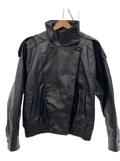 商品画像：レザージャケット・ブルゾン/XS/ポリエステル/BLK/4391/852/800 1