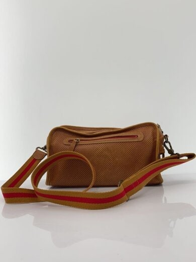 商品画像：パンチング/ショルダーバッグ/レザー/BRW/無地 3