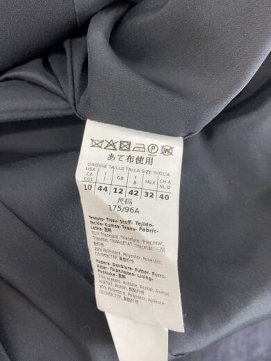 商品画像：スーツ/--/ポリエステル/BLK/無地/604617196 4