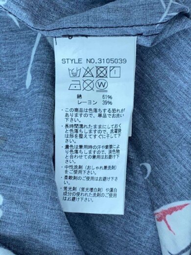 商品画像：半袖シャツ/M/コットン/BLK/3105039 5