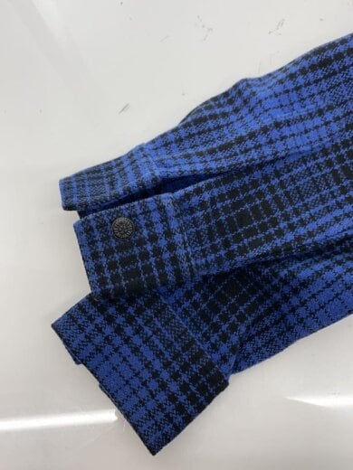 商品画像：長袖シャツ/XS/アクリル/NVY/チェック 5