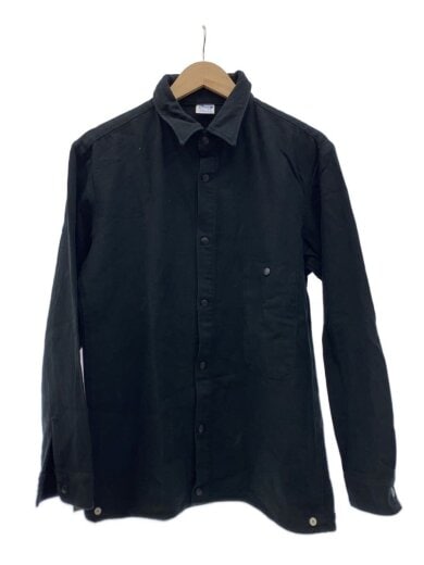 商品画像：fulton/長袖シャツ/2/コットン/BLK/無地 1