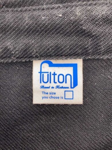 商品画像：fulton/長袖シャツ/2/コットン/BLK/無地 3