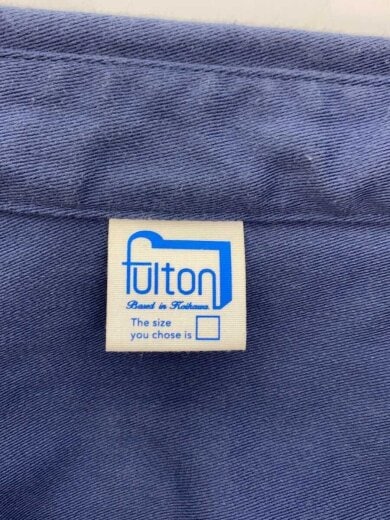 商品画像：fulton/長袖シャツ/2/コットン/BLU/無地 3