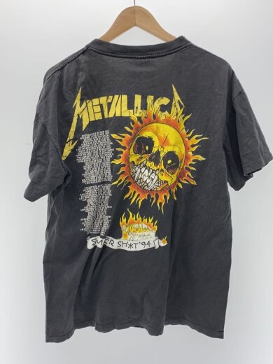 画像：その他ブランドMETALLICA/Tシャツ/L/コットン/BLK/プリント/バンT/シングルステッチ/パスヘッド/90s//2