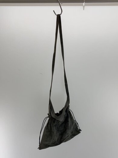 商品画像：ショルダーバッグ/スウェード/GRY/無地/スエードサコッシュ/使用感有// 3