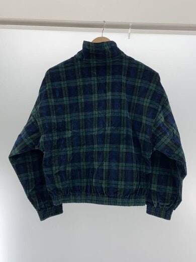 商品画像：コーデュロイタータンハーフジップトップ/トップス/L/コーデュロイ/GRN/チェック/プルオーバ- 2