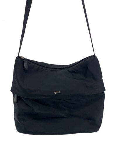 商品画像：ショルダーバッグ/ナイロン/BLK/無地/ns24-04 1