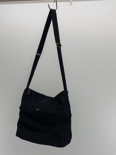 商品画像：ショルダーバッグ/ナイロン/BLK/無地/ns24-04 2