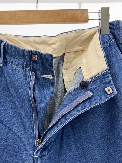 商品画像：Denim Wide Pants/ワイドテーパード/ボトム/34/デニム/IDG/無地/SUCF256// 3