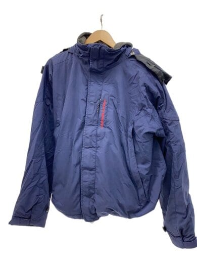 商品画像：ジャケット/XL/ナイロン/NVY/無地/ウォームアップ/裏フリース/着脱フード 1