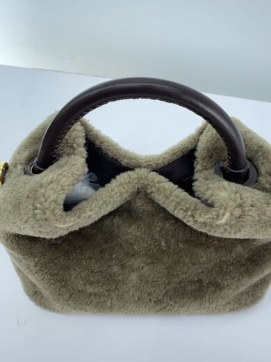 商品画像：ハンドバッグ/--/KHK/無地/MOUTON ROUNDワンハンドルバッグ 3
