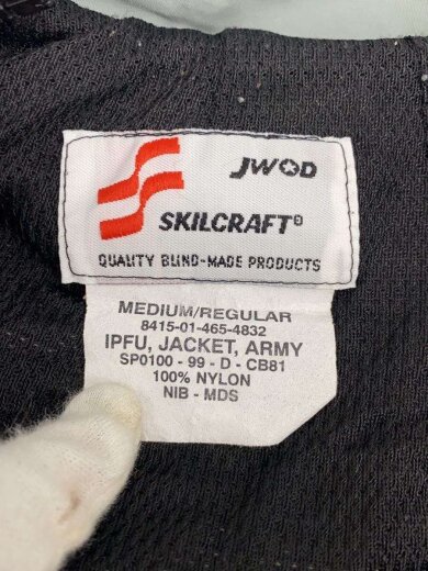 画像：SKILCRAFT90S/トレーニングジャケット/ミリタリージャケット/M/ナイロン/KHK/8415-01-465-48323