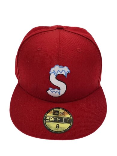 画像：Supreme × NEW ERAキャップ/--/ウール/RED/メンズ//1