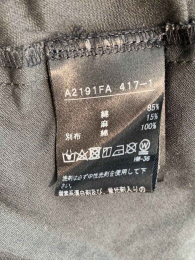 商品画像：長袖ワンピース/--/コットン/BLK/無地/A2191FA417-1 4