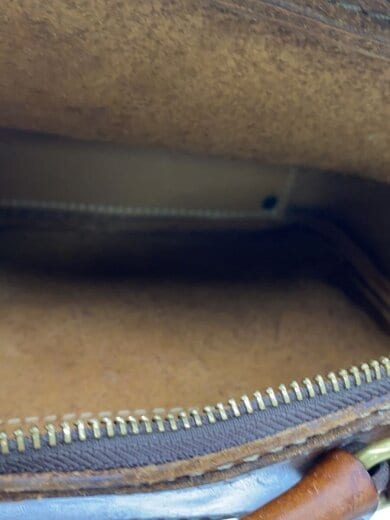 商品画像：ショルダーバッグ/レザー/BRW/ポケット内カビあり 6