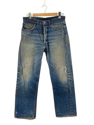 商品画像：60-70s/VT/501/BIGE/実寸W33/デニム/インディゴ/平行ステッチ/ダメージ有/ボ 1