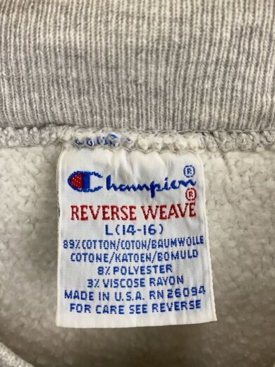 商品画像：カーディガン(厚手)/L/コットン/GRY/無地 3