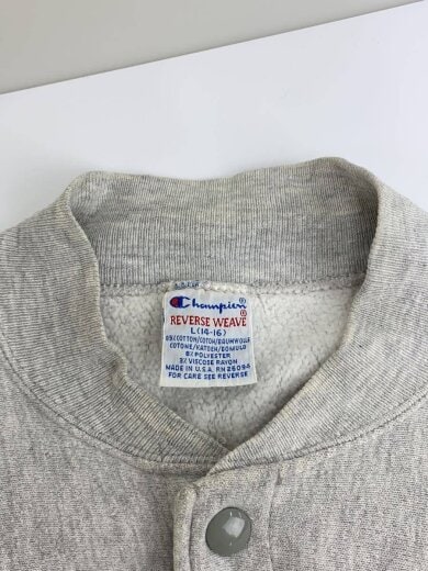 商品画像：カーディガン(厚手)/L/コットン/GRY/無地 6