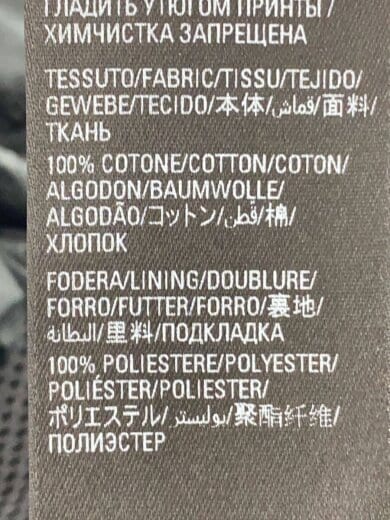 商品画像：ジャケット/XXS/コットン/BLK/725302 5