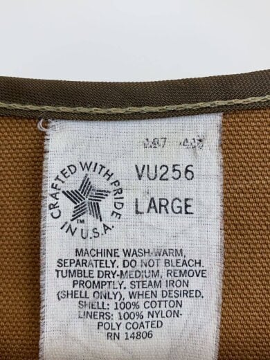 商品画像：ベスト/L/コットン/CML/無地/VU256// 4