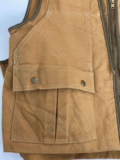 商品画像：ベスト/L/コットン/CML/無地/VU256// 5